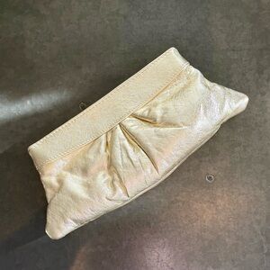 Vintage Lauren Merkin Gold Clutch